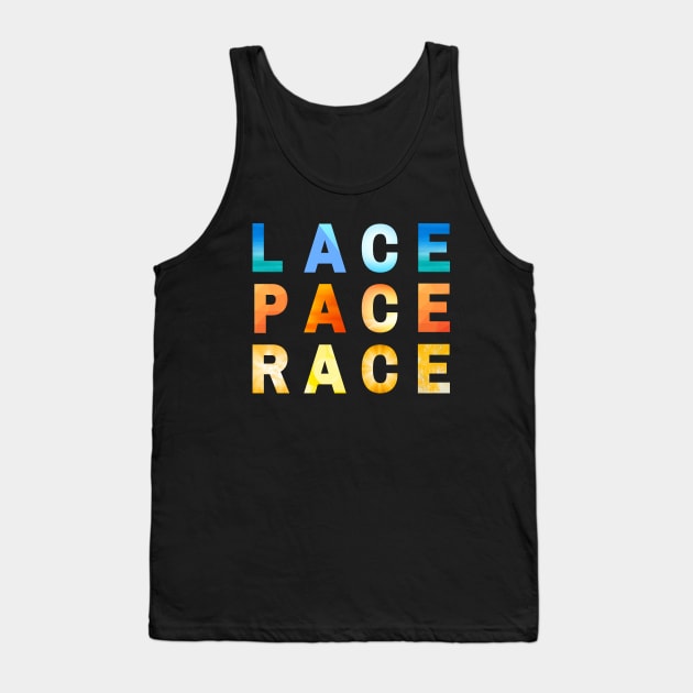 Lace Pace Race Tank Top by Dreanpitch